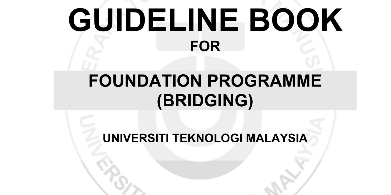 (UPDATED: 2 Feb. 2021) Guideline Book for Faculty Foundation Programme (Bridging)