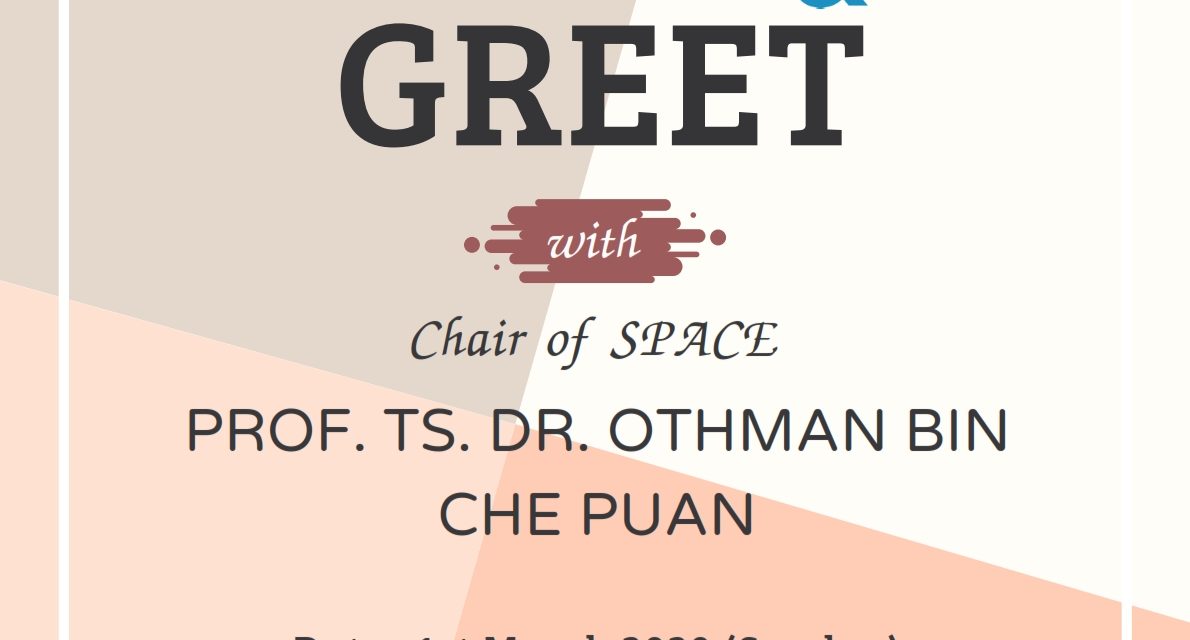 MEET & GREET with Chair of SPACE