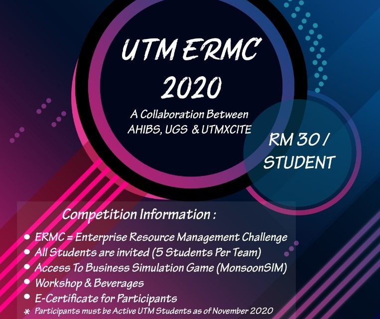 ENTERPRISE RESOURCE MANAGEMENT CHALLENGE (UTM ERMC 2020)