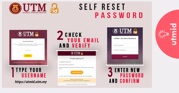 UTM-ID PASSWORD CHANGE NOTICE