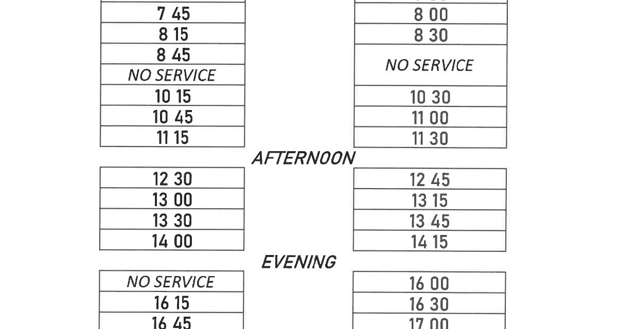 latest on-campus shuttle bus schedule at utm johor bahru