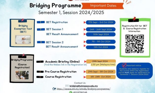 BRIDGING program (course registration)