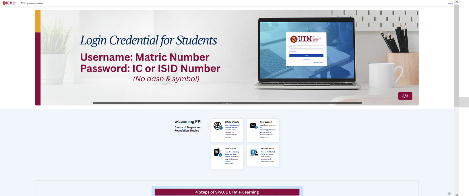 LEARNING MANAGEMENT SYSTEM (LMS) USING ELEARNING